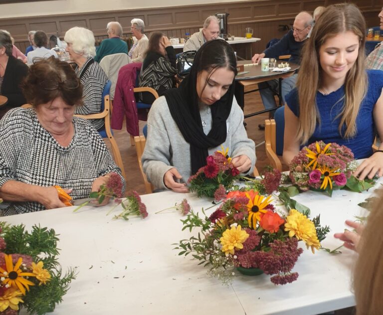 Craft activity at The Wednesday Club